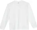 トムス・イベント・チーム・スタッフ・5.6オンス ヘビーウエイトビッグLS-Tシャツ（ホワイト）